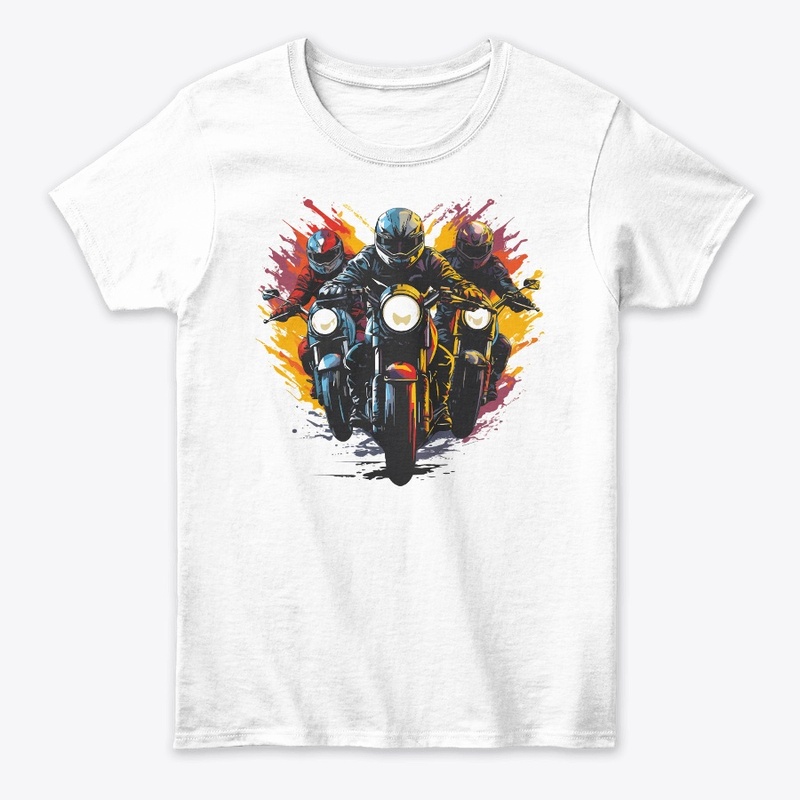 Bike Print tshirt