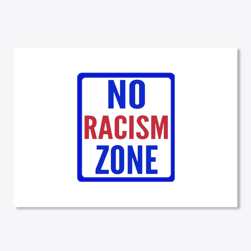 No Racism Stickers