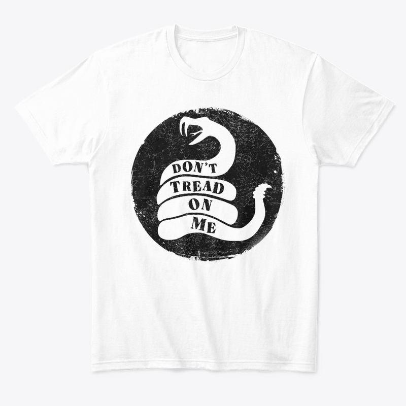 DONT TREAD ON ME WASHED LIBERTARIAN