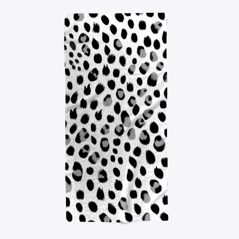 Snow Leopard Print Pattern