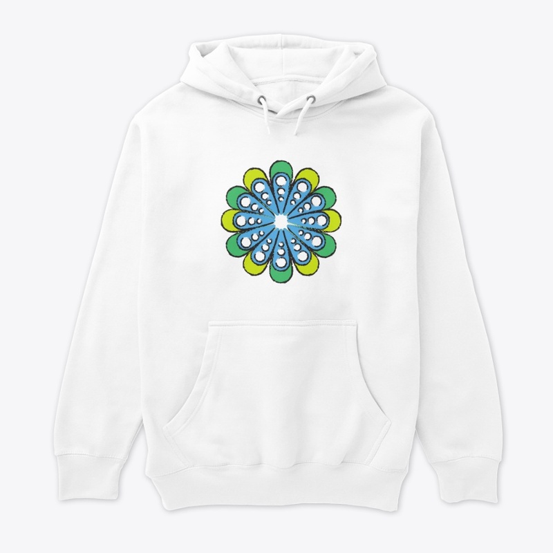 Green Flower of Life Mandala
