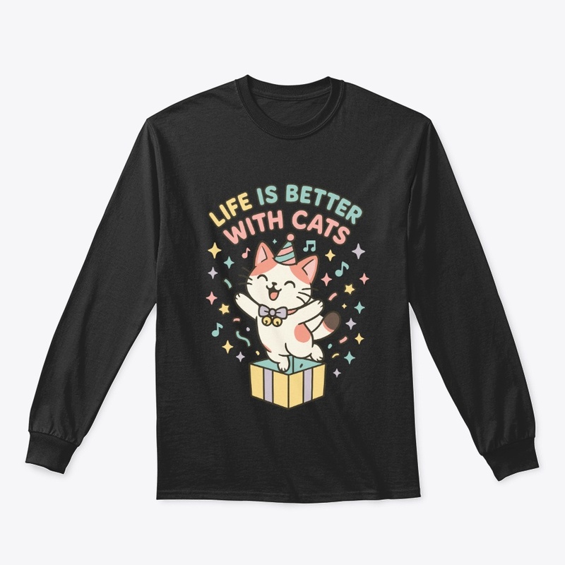 Life Is Better With Cats Gift Box Dance 