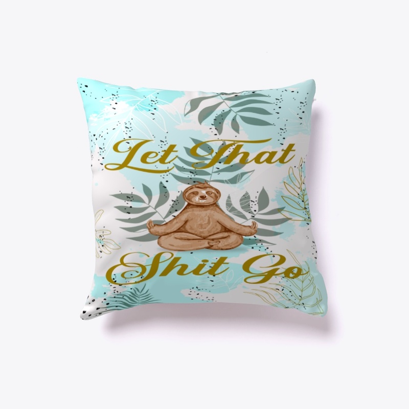Meditating Sloth Funny Yoga Eucalyptus 