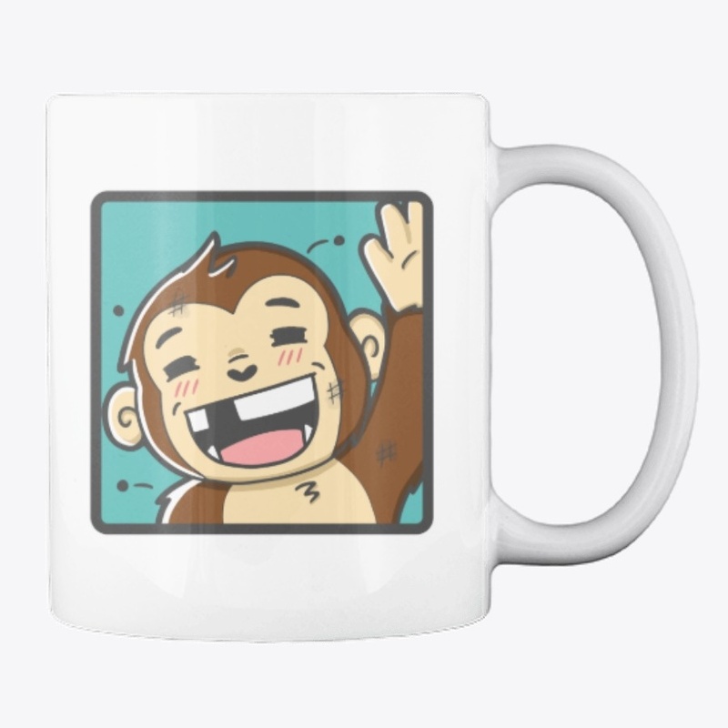 Monkey Logo Mug (White)
