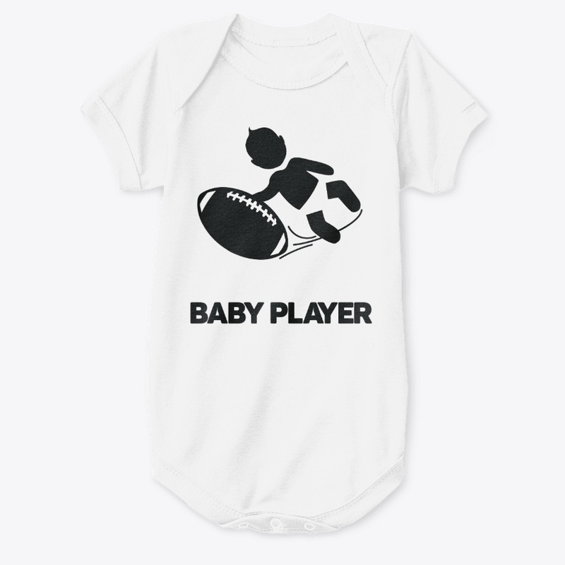 Short Sleeve Baby Bodysuit - Rugby