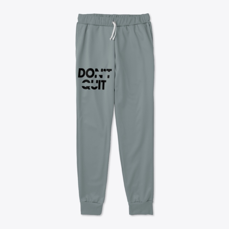"don't quit" simple and unique artwork