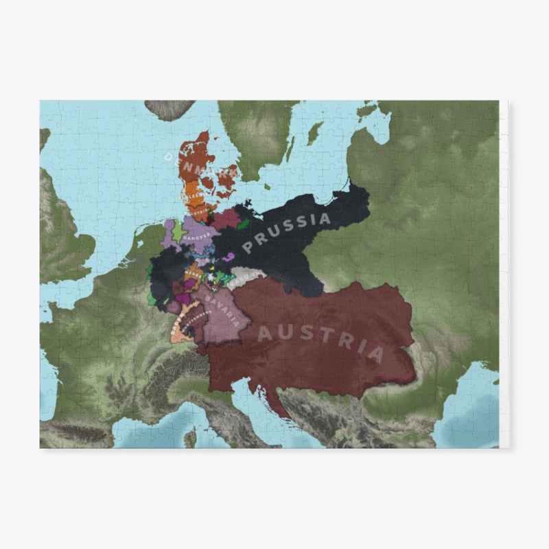 German States Map - 1866
