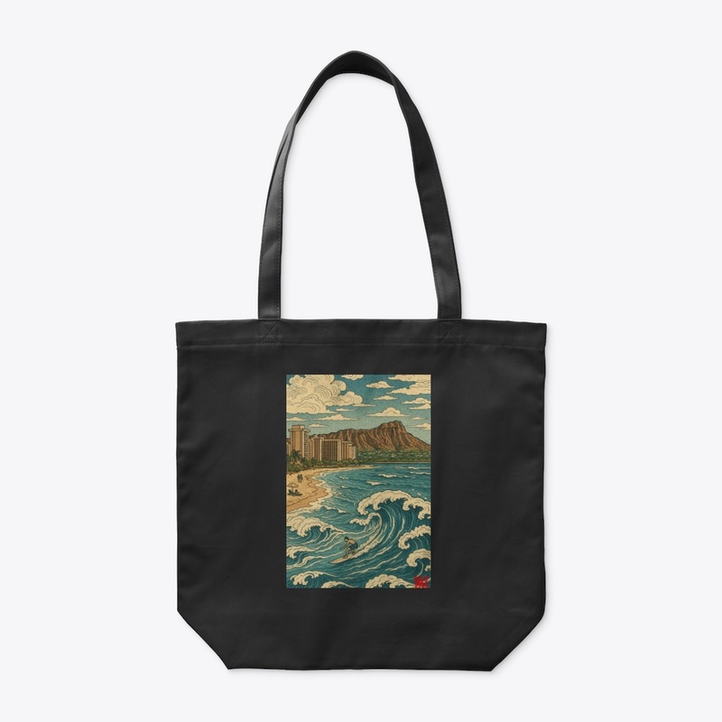 Hawaiian Great Wave - Hokusai Style