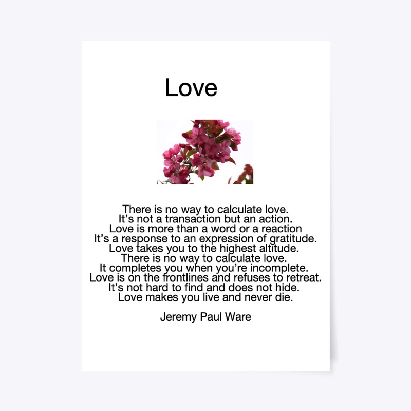 Jeremy Paul Ware Love Poem Wall Art