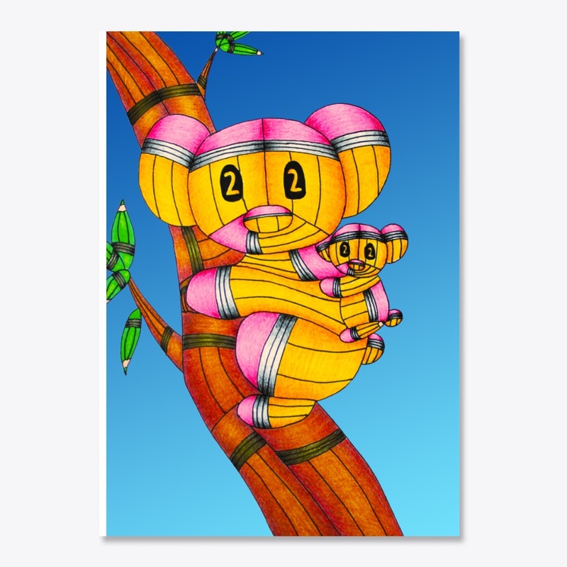 Pencil Koalas