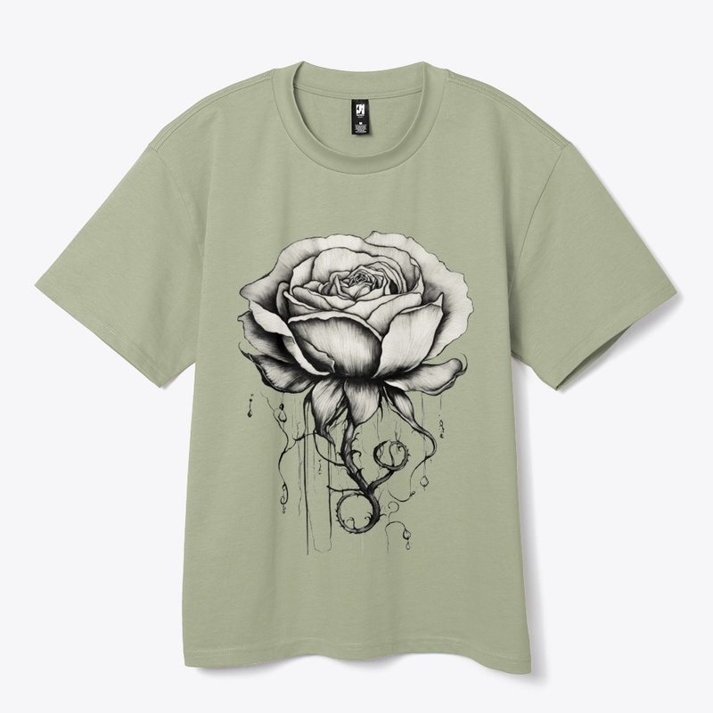 Bloom in Elegance Natural Rose graphics 