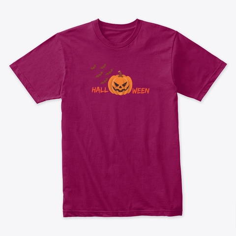 Halloween Tees Cardinal T-Shirt Front