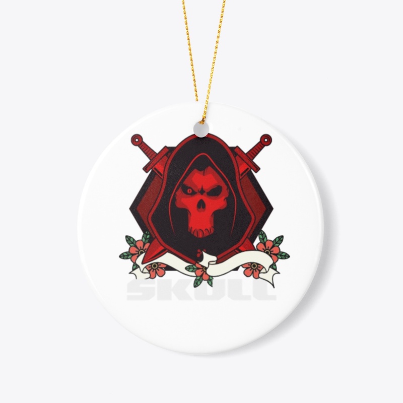 skull mascot gaming logo design