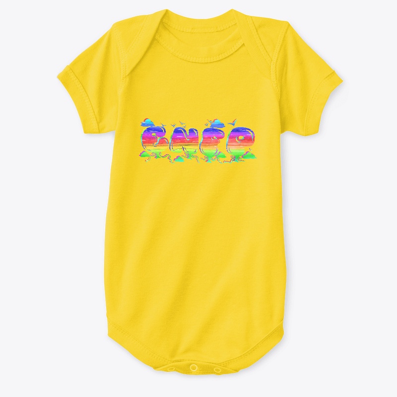 ENFP Rainbow Baloon Calligraphy Design