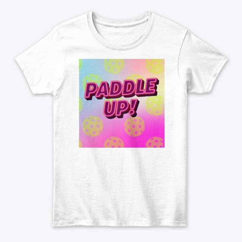 Neon Typography Paddle Up
