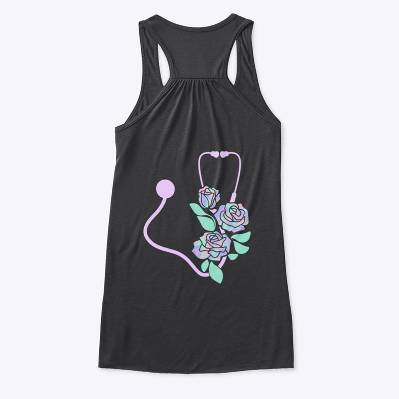 Respiratory Therapist-Floral Stethoscope