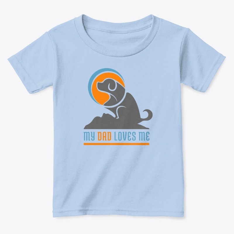 My dad loves me dog t shirt