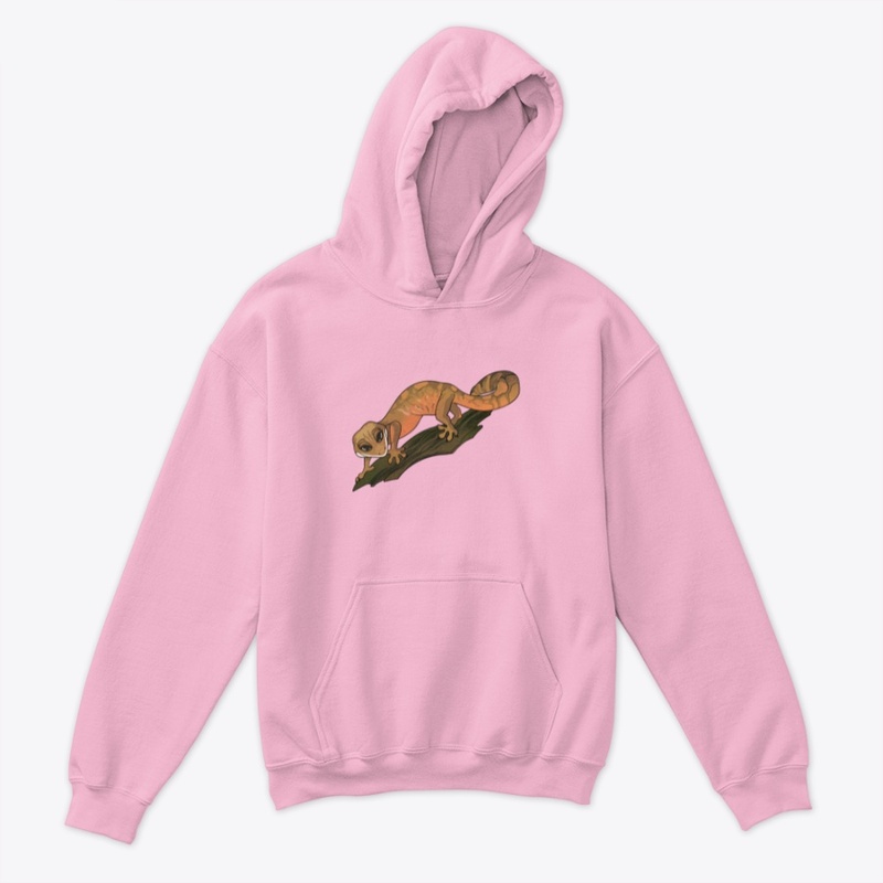 Sage Cat Gecko Kids Hoodie