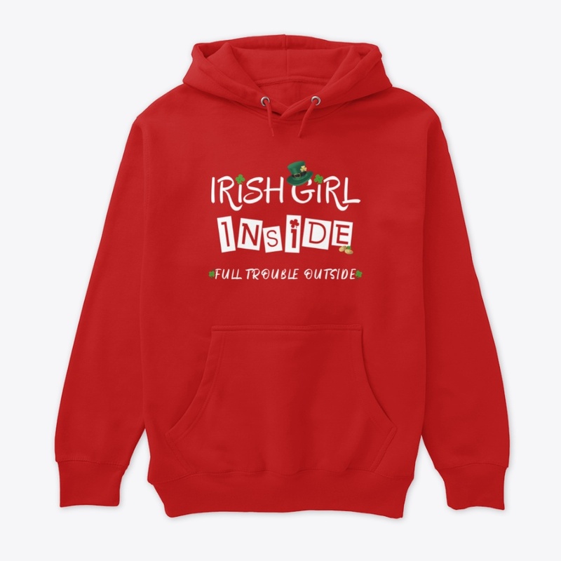 Irish girl inside -S.Patrick day