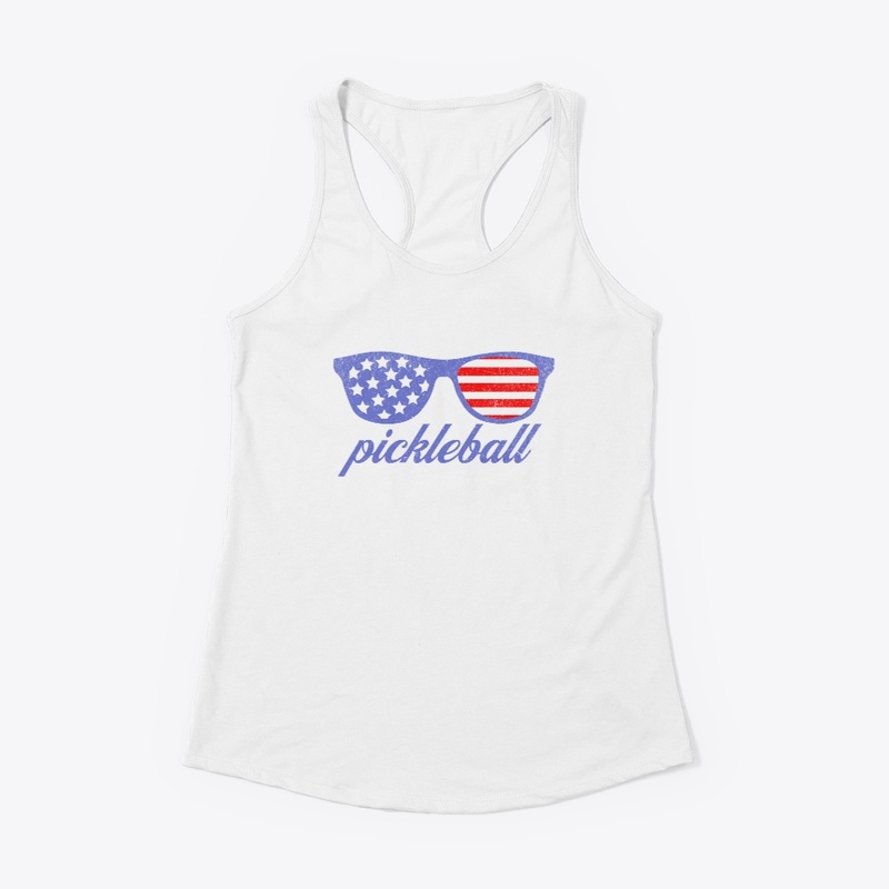 Patriotic Sunglass USA Flag Pickleball