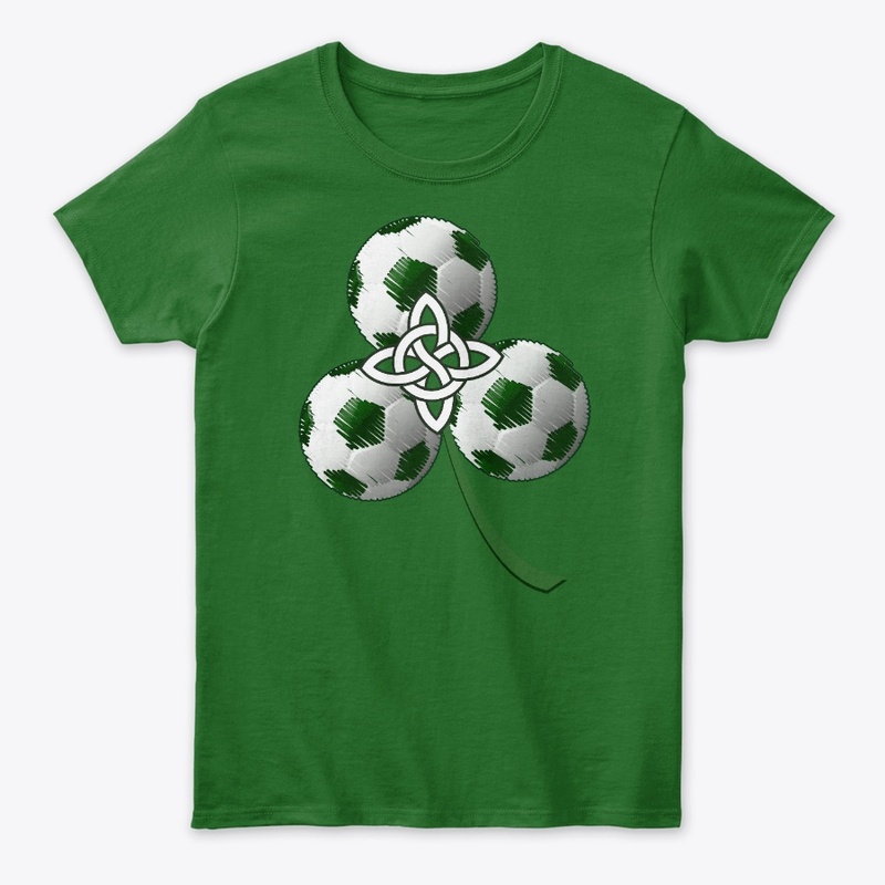 Soccer Ball Celtic Knot St Patricks Gift