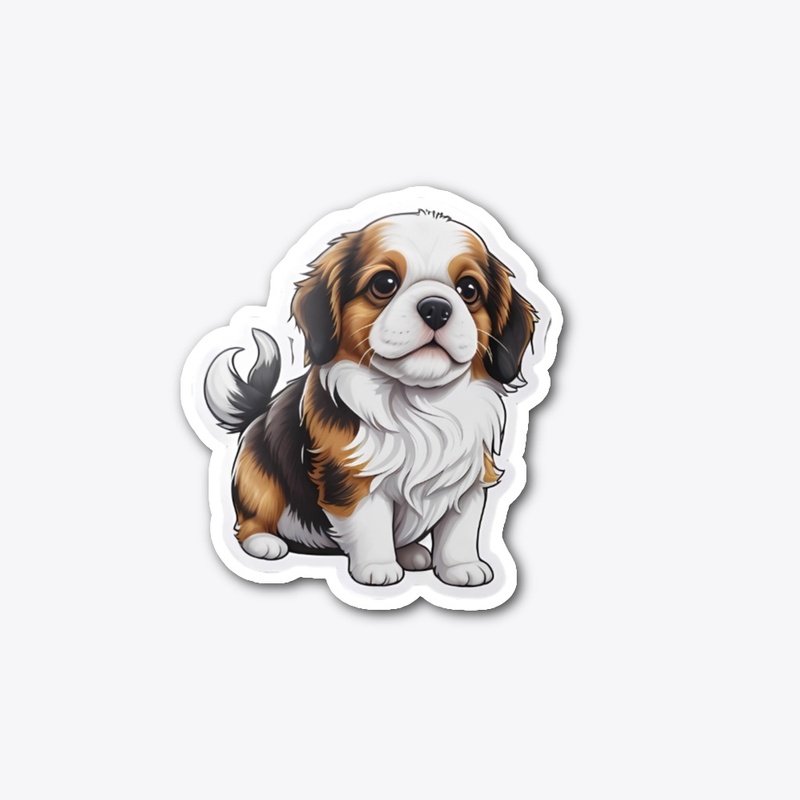 Dog Sticker: Realistic & Captivating