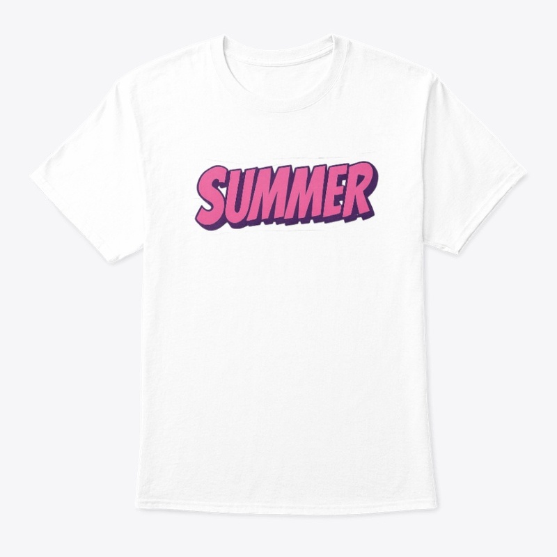 Bold Comic-Style "SUMMER" Typography