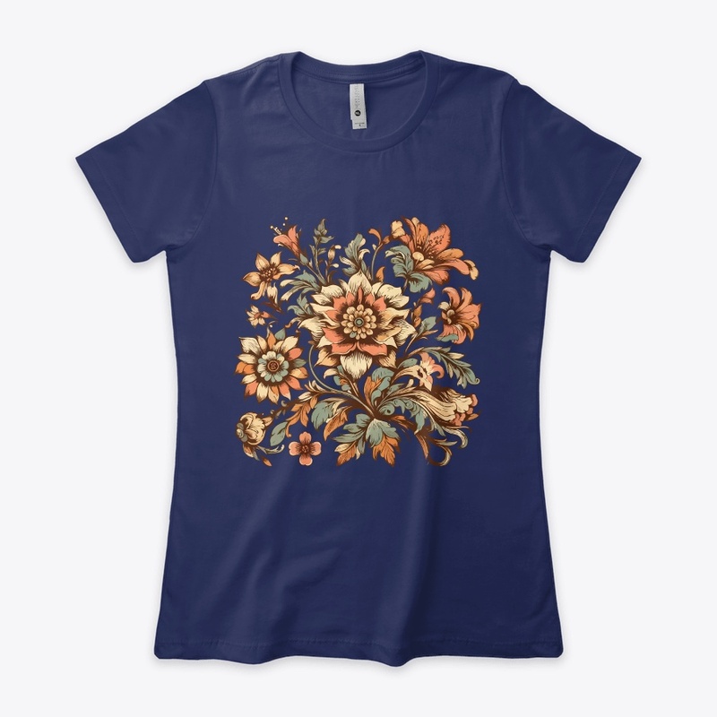 Vintage Floral Women's T-Shirt