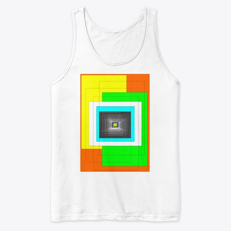 2D Digital Art Check T-Shirt