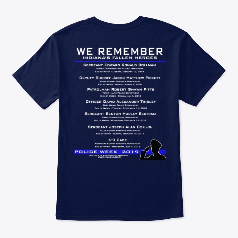 Indiana 2019 Police Week Products