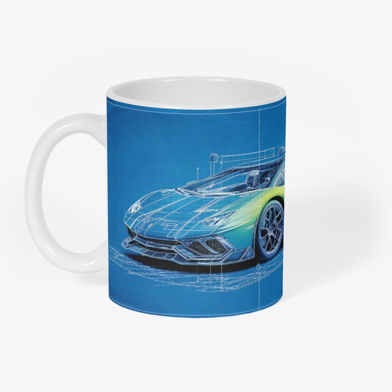 Blueprint Sports Car three-quarters view