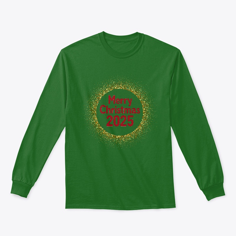 Golden Sparkle Merry Christmas 2025