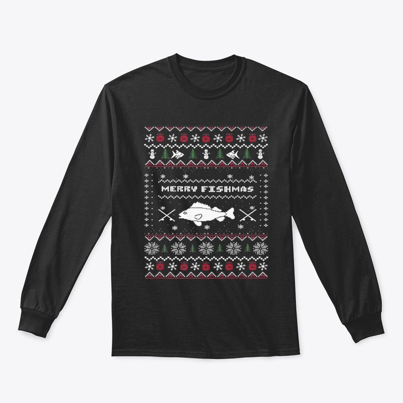 Ugly FISHING Christmas Bass Fish Apparel