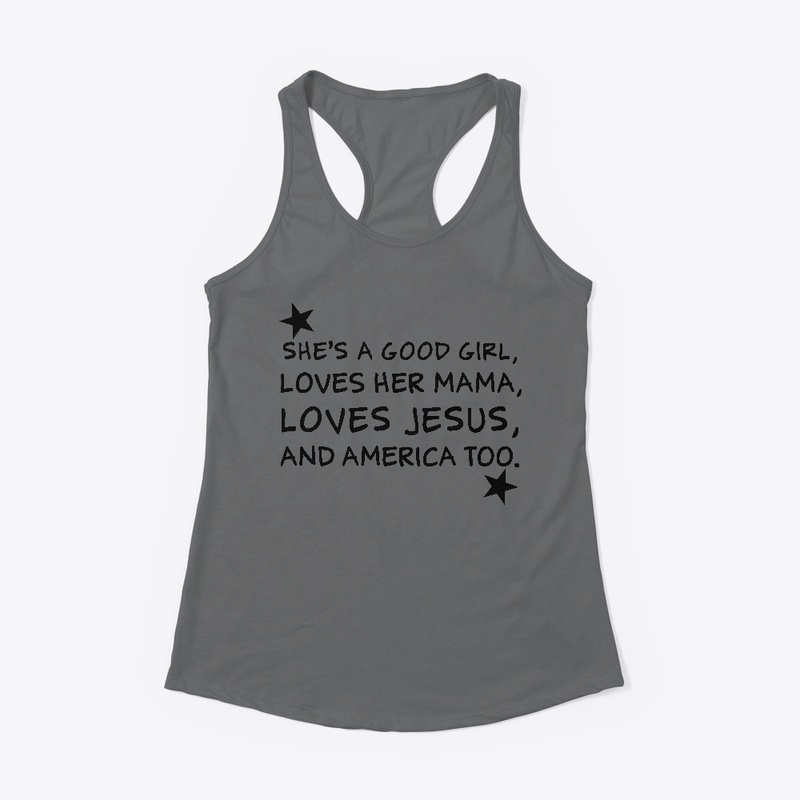 She's a Good Girl - Black Lettering
