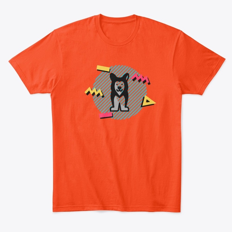 Husky 90's Dog Design