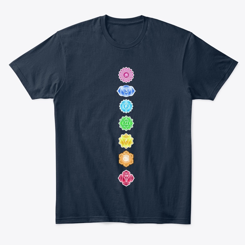 Camisetas: 7 Chakras simbología 