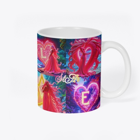 L O V E White Kaos Back