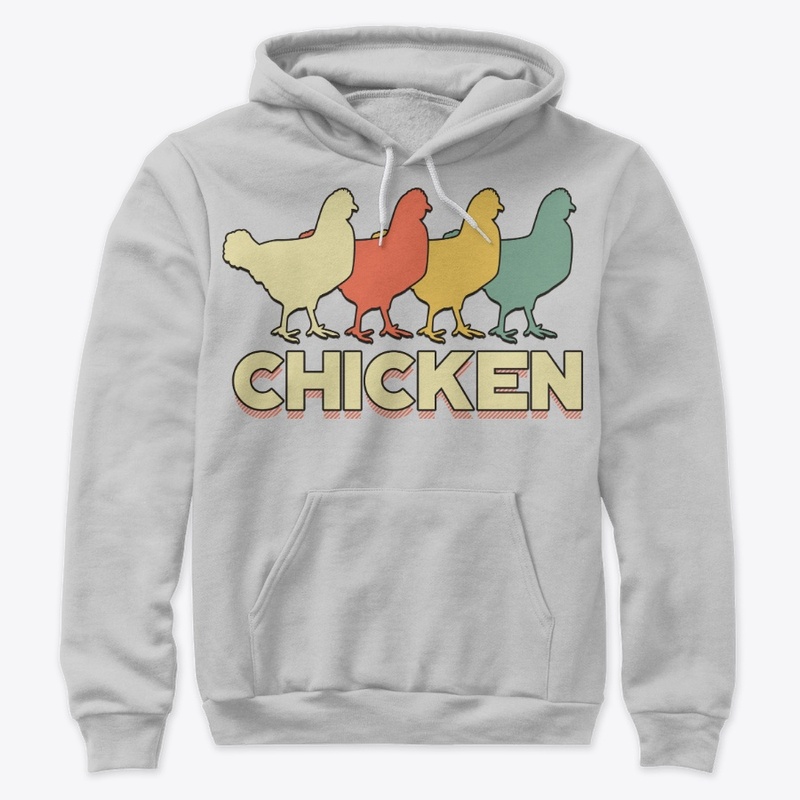 Retro Silhouette Vintage Chicken Lover