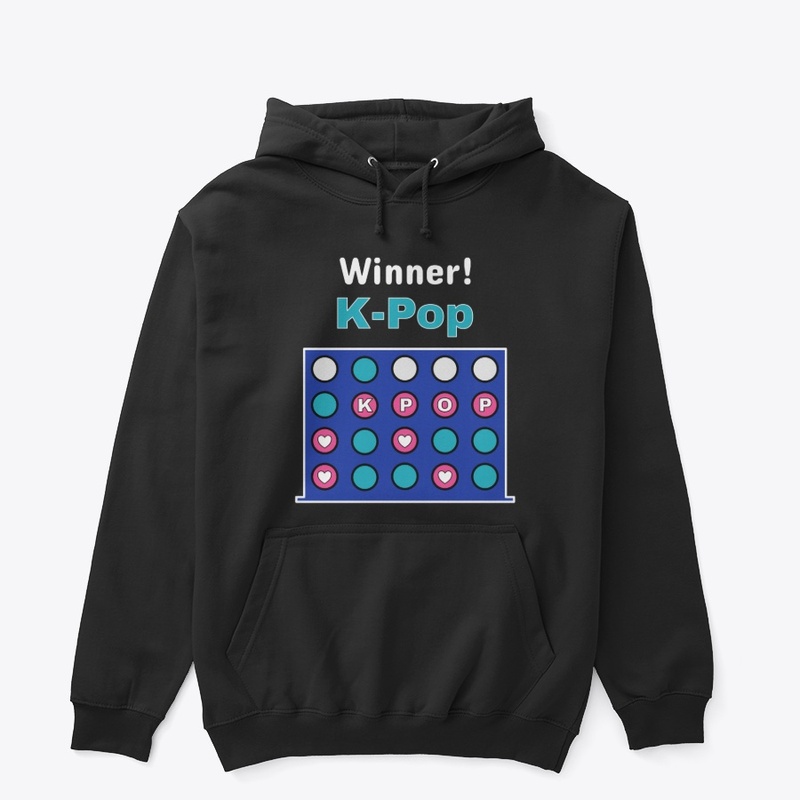 Four K POP in a Row Winner K-Pop Black