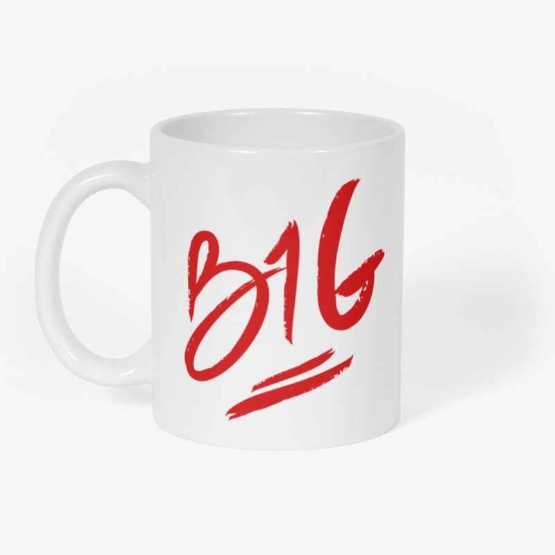 B1G white mug