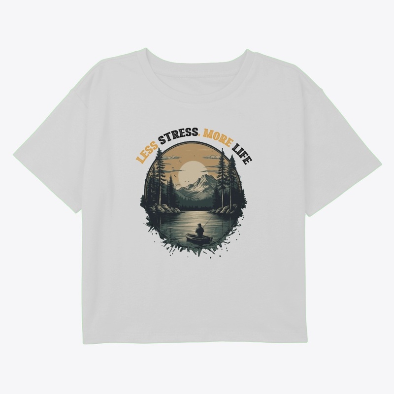 Nature typography t-shirt design