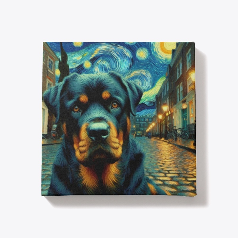 Rottweiler Starry Night