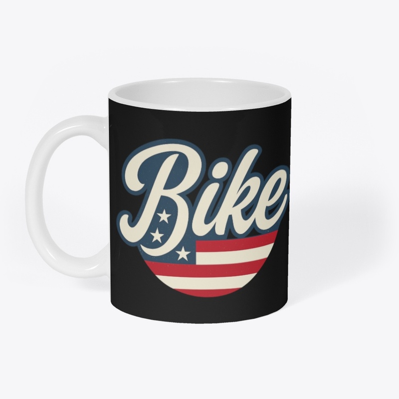 Retro American Bike T-Shirt Design