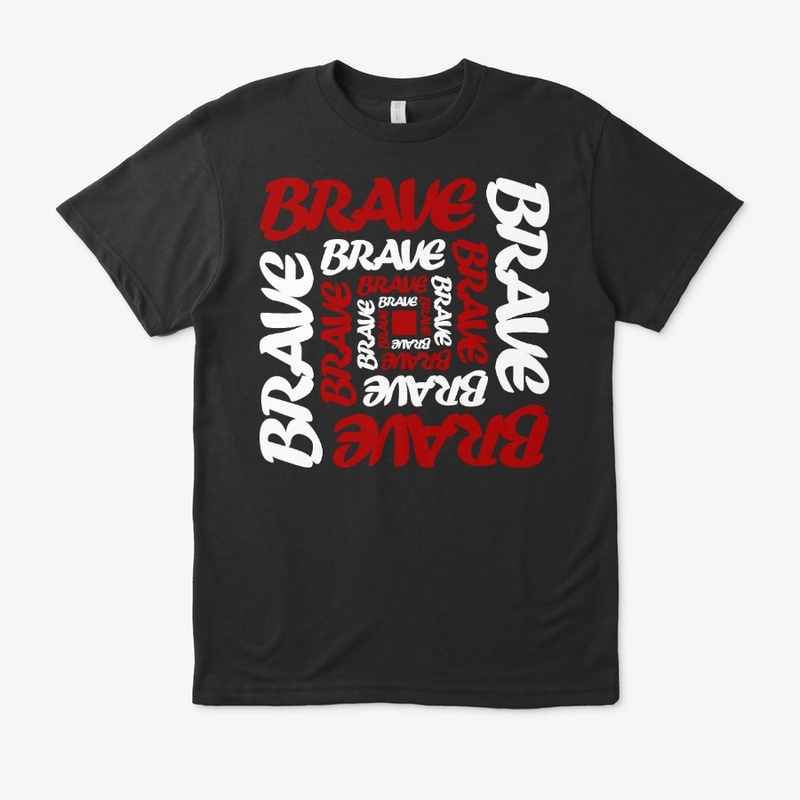 BRAVE Logotype Square Dark
