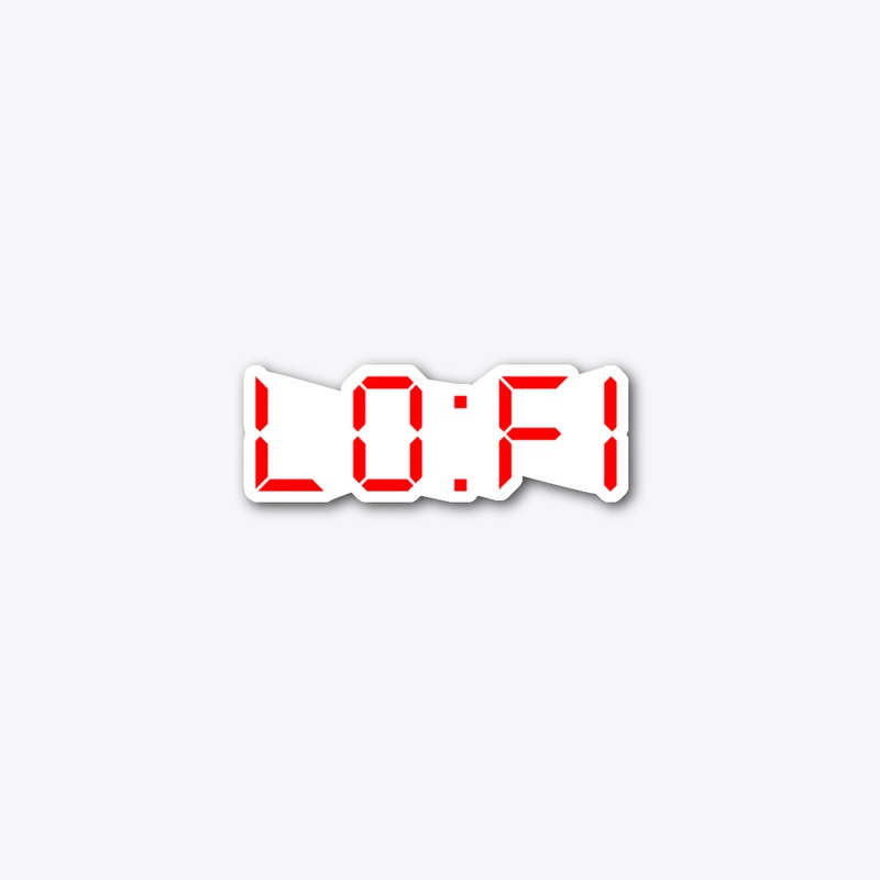 LO:FI Die Cut Sticker