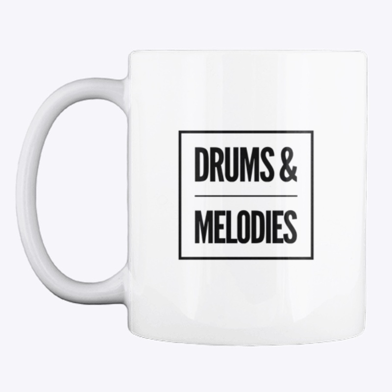 Drums & Melodies  (Black on Light)