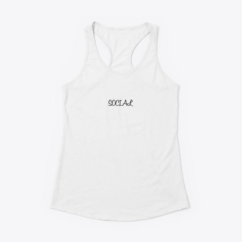 'Social' t-shirt and hoddie customised 