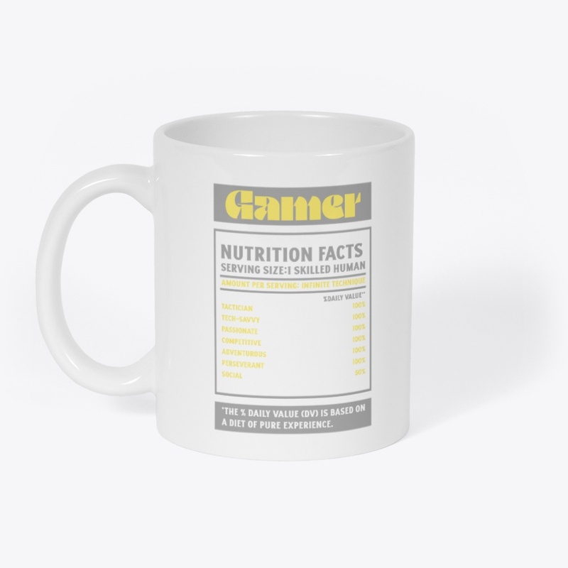 Gamer Nutrition Facts