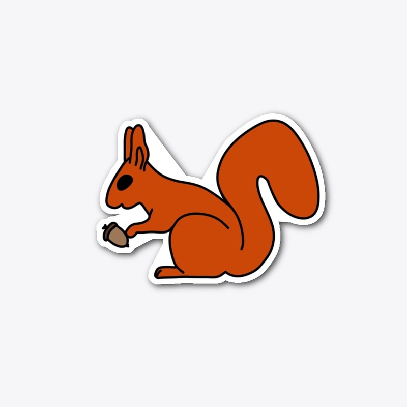 Squirrel Sticker 