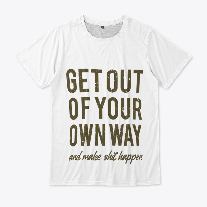 QUOTES PRINTED T-SHIRT.
